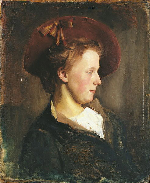 A Lady in a Red Hat